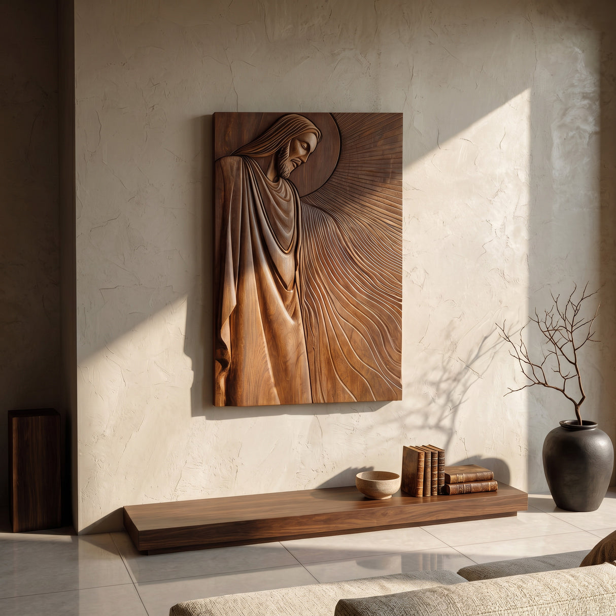Organic Modern Sacred Wall Art For Living Room