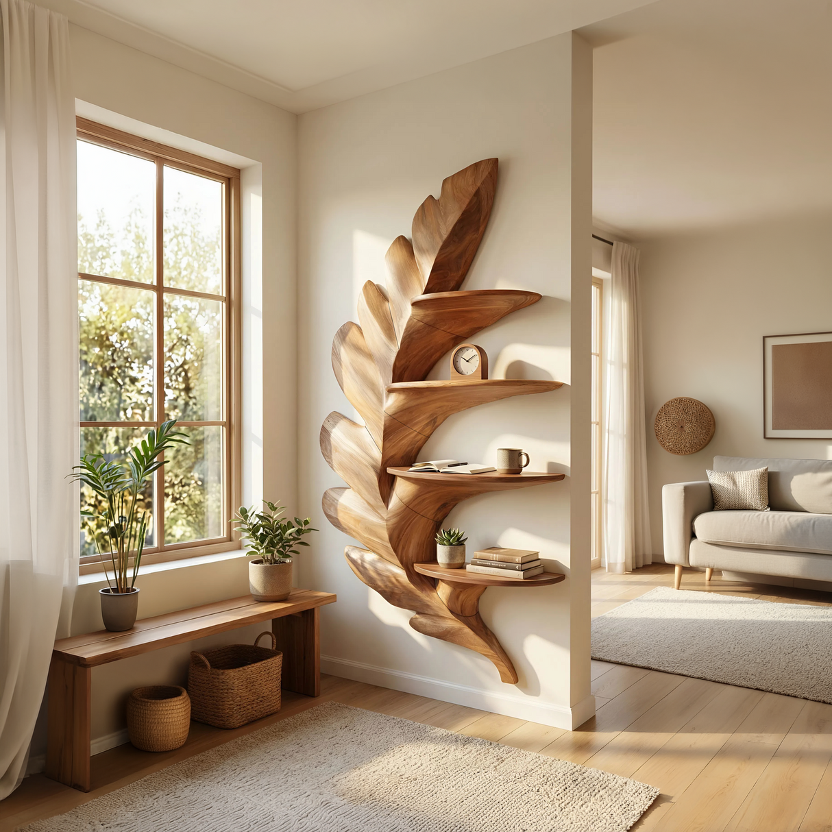 Contemporary Wall Shelf For Home Entrance Decor