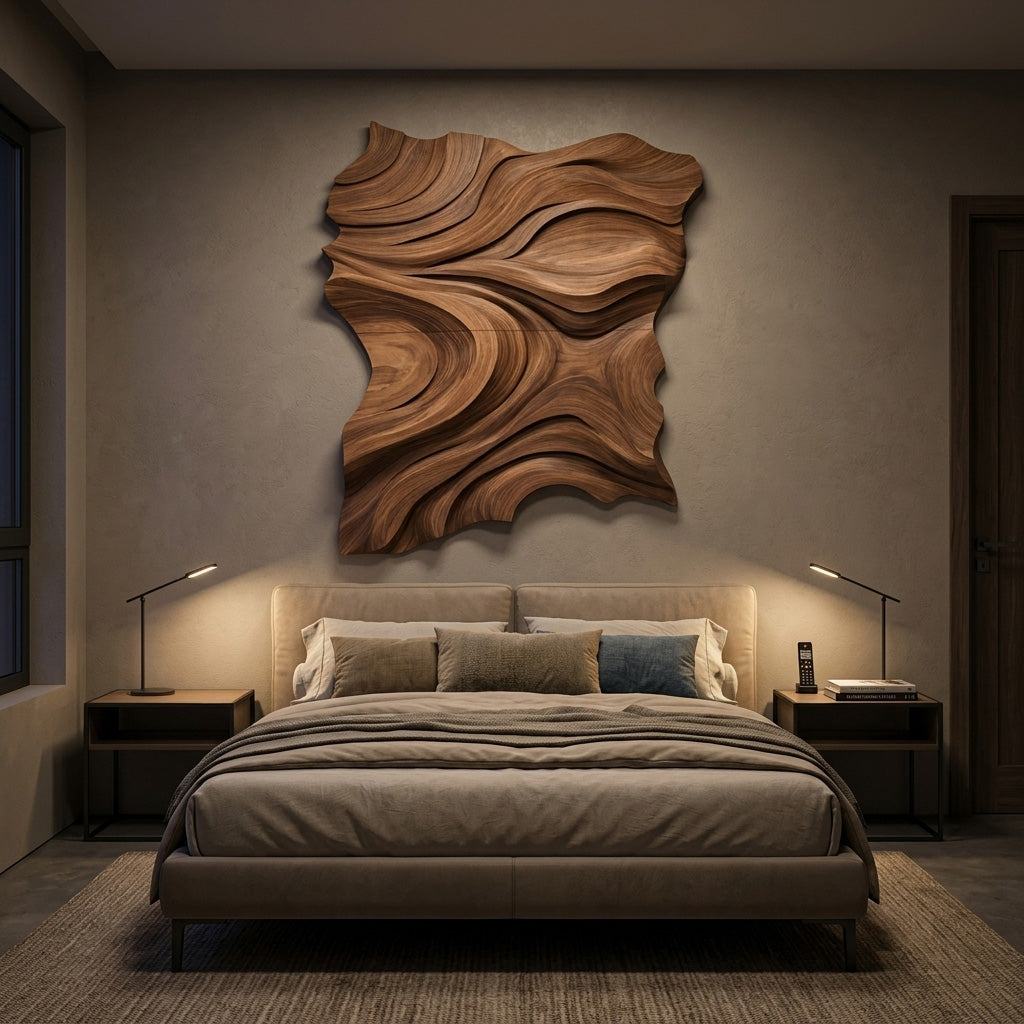 Modern Abstract Wall Sculpture For Living Room Decor