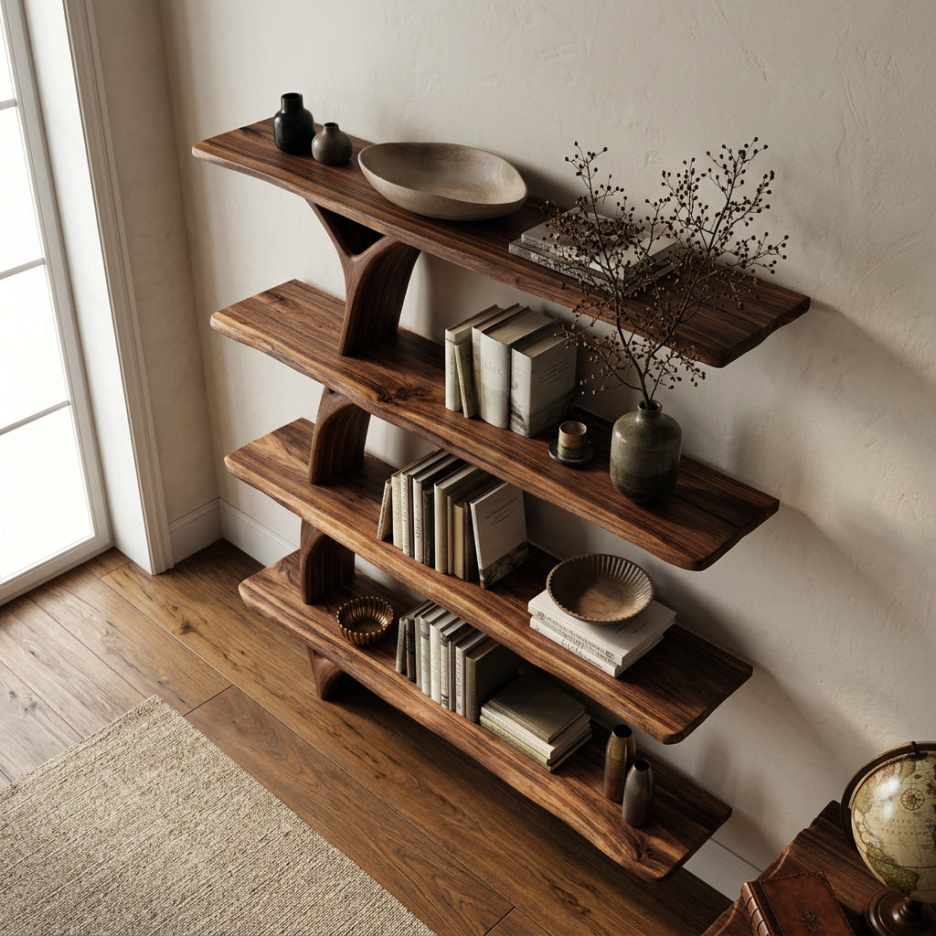 Organic Branch Form Sculptural Bookshelf For Living Room