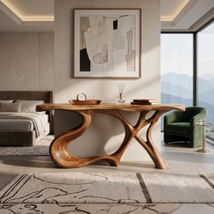 Organic Root Base Console Table Luxury Living Room