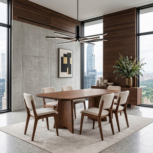 Modern Sculptural Dining Table For Dining Room