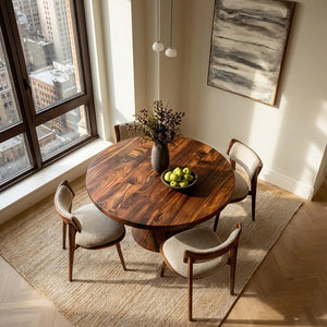 Artistic Pedestal Dining Table For Dining Furniture