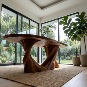 Modern Sculptural Dining Table Furniture For Dining Room