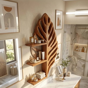 Mid Century Display Shelf For Living Room Accent