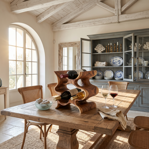 Farmhouse Wine Stand For Furniture Accent Feature