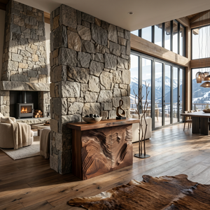 Modern Live Form Console Table For Resort Lounge Interior