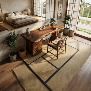 Modern Desk With Drawers For Elevated Work Space