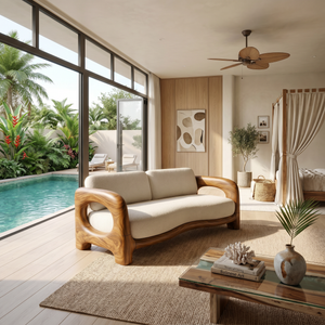 Organic Loop Frame Sofa Luxury Modern Residence