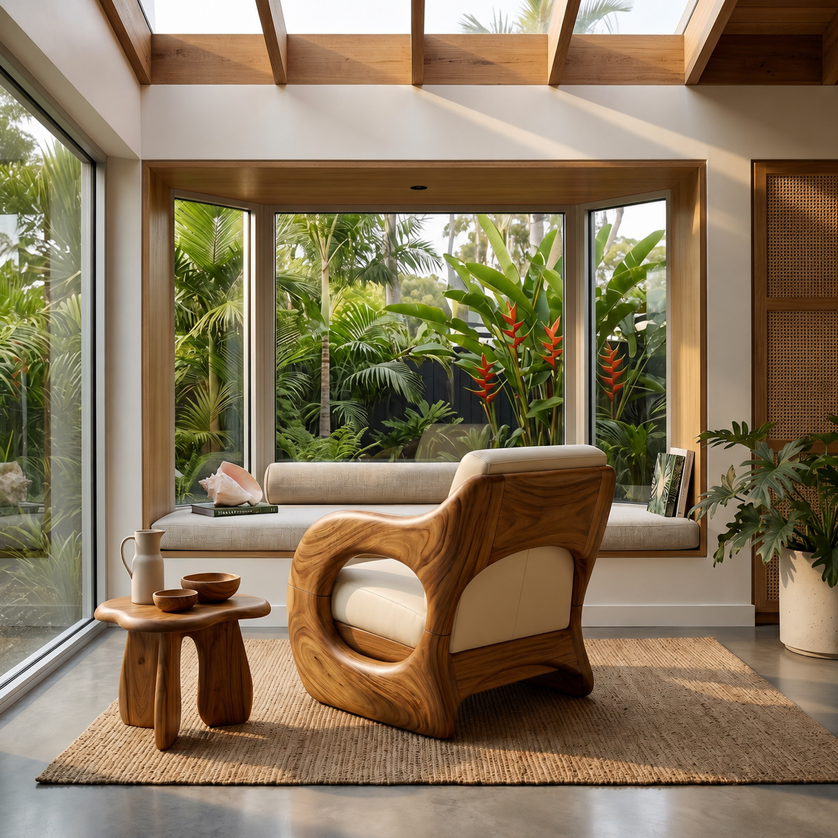 Futuristic Organic Lounge Chair for High-End Urban Residences