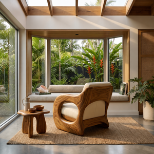 Futuristic Organic Lounge Chair for High-End Urban Residences