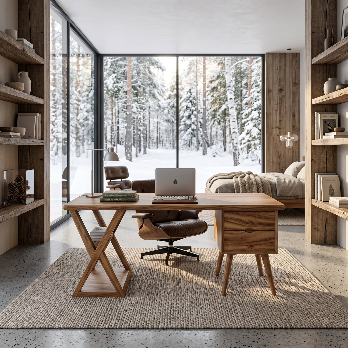 Minimalist Executive Desk Creative Office