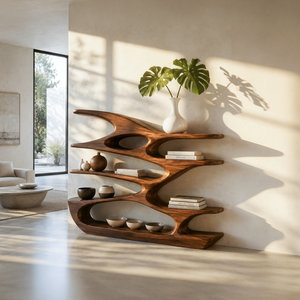 Contemporary Standing Shelf For Living Room Or Studio