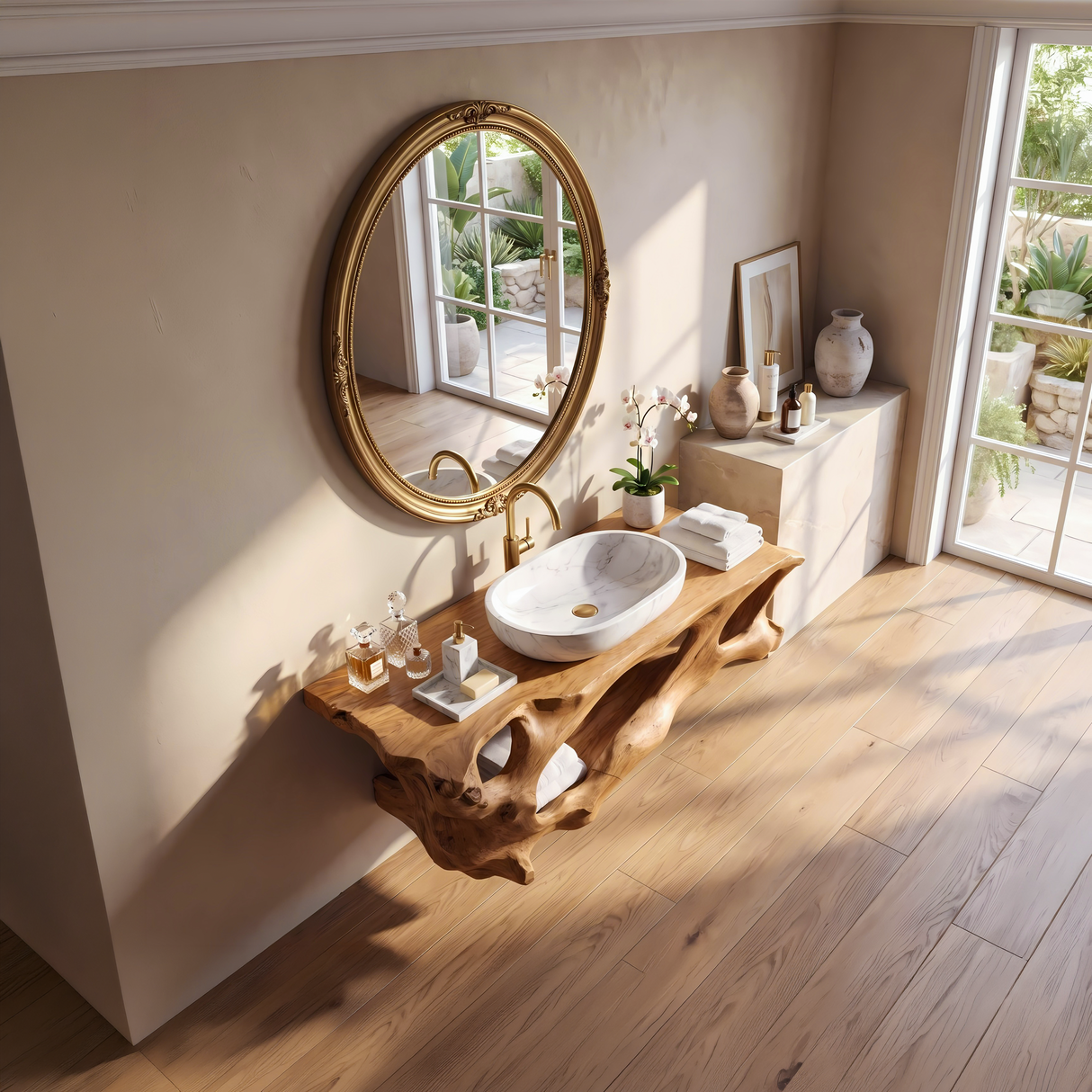 Unique Floating Vanity For Bathroom