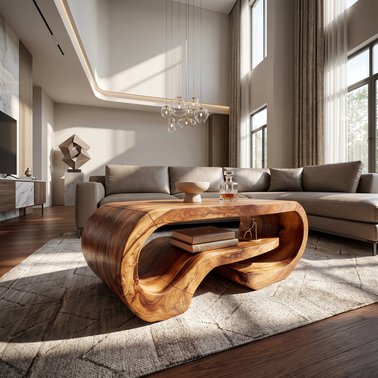 Minimalist Storage Coffee Table For Family Room