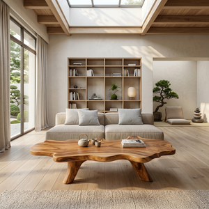 Handcrafted Low Table For Artisan Living Room