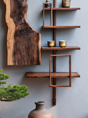 Inspired Live Edge Wall Shelf For Modern Interior Decor
