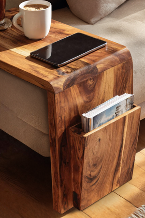 Modern Solid Wood Armrest For Living Room Decor