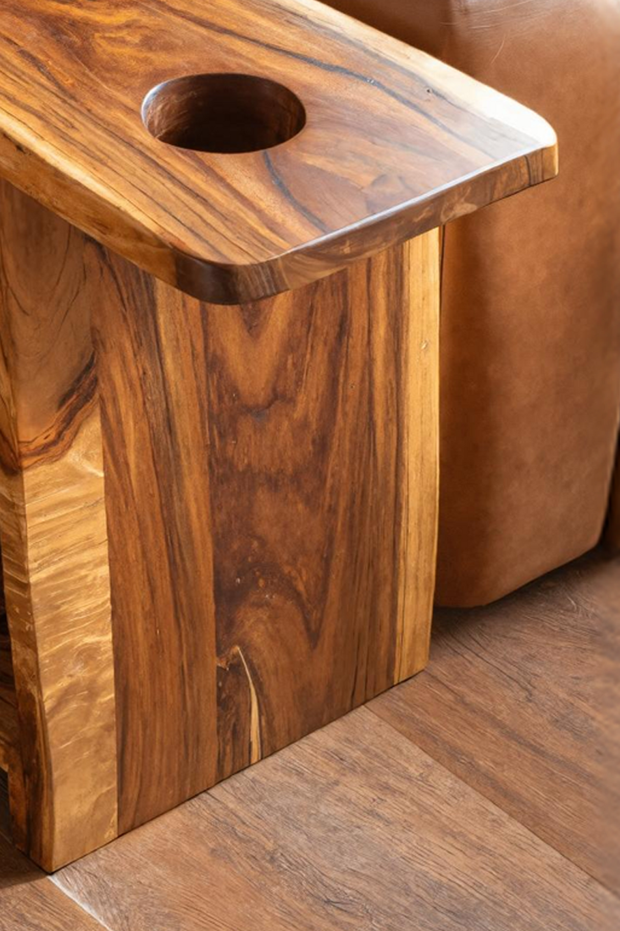 Rustic Farmhouse Side Table For Cozy Living Space