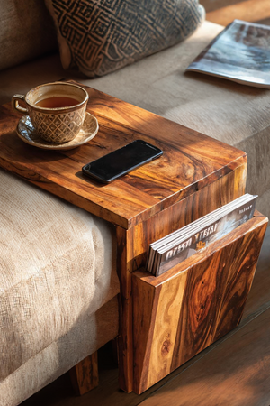 Modern Wooden Armrest For Cozy Living Room Style