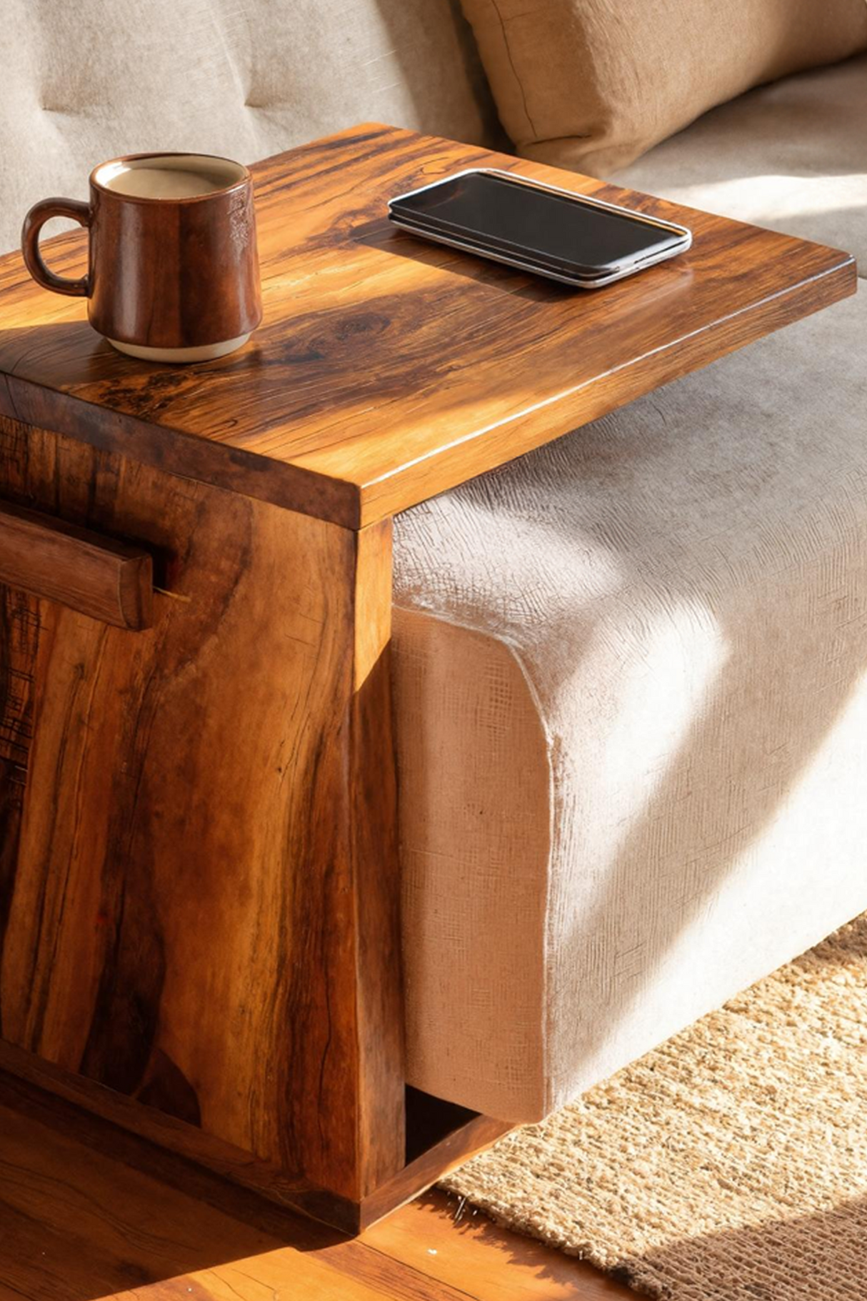 Mid Century Modern Armrest For Wooden Furniture Decor