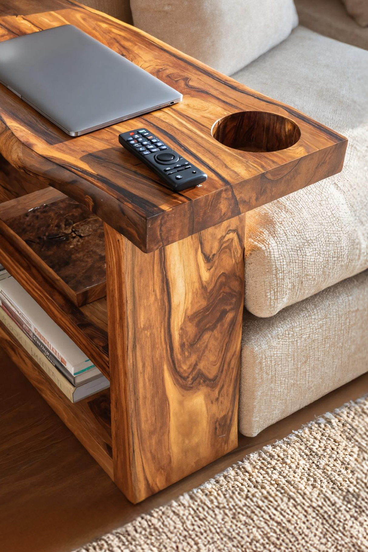 Mid Century Wooden Armrest For Furniture Decoration