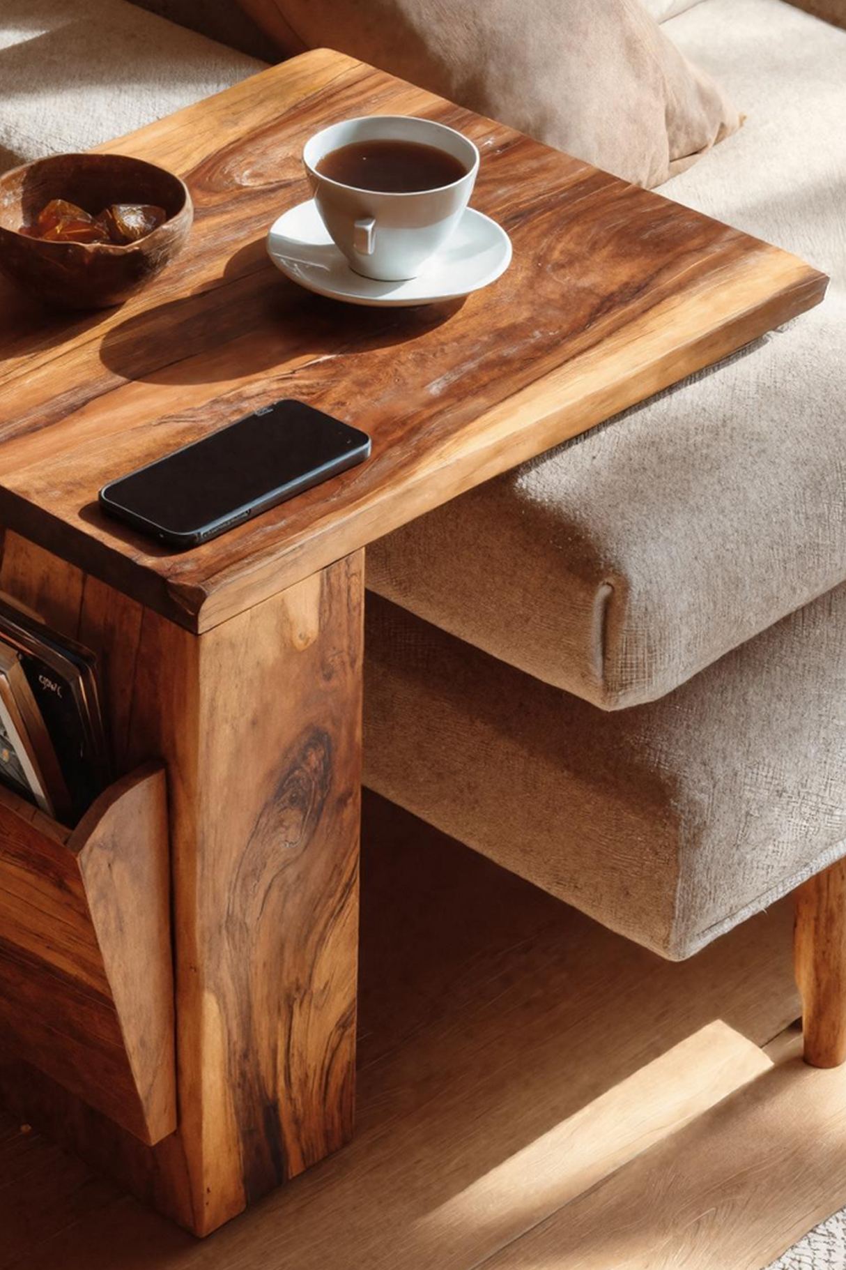 Farmhouse Modern Wooden Armrest For Furniture Design