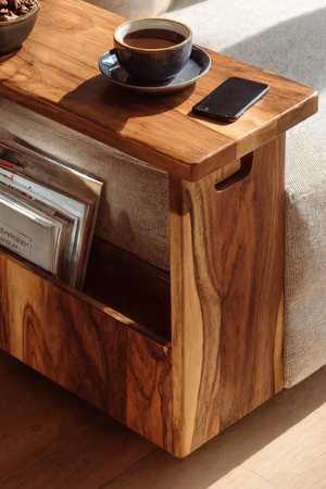 Handcrafted Solid Wood Armrest For Furniture Accent