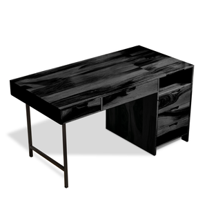 Modern Wooden Desk With Drawers For Home Office Or Study