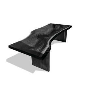Modern Organic Curved Office Desk For Executive Or Creative Workspace