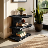 Farmhouse Wooden Live Edge Standing Shelf For Housewarming Gift Decor
