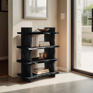 Minimal Wood Bookshelf For Bedroom Storage And Modern Decor