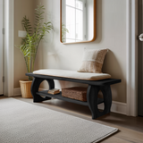 Minimalist Wooden Bench For Bedroom Interior Accent
