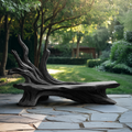 Farmhouse Branch Bench Outdoor Decor For Charming Backyards