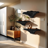 Farmhouse Wooden Mushroom Shelf For Natural Bedroom Decor Style