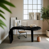 Live Edge Desk With Organic Curved Design For Home Office And Workspace