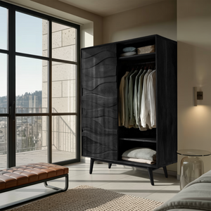 Artistic Sculptural Wardrobe For Bedroom Decor Interior