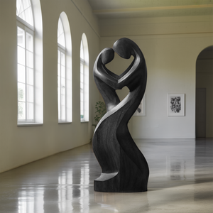 Handcrafted Abstract Sculpture For Furniture Wall Decor