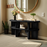 Handcrafted Wooden Entryway Table For Rustic Home Styling