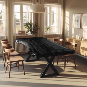 Kitchen Decor Modern Solid Wood Dining Table Minimal Legs