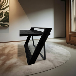 Unique Angular Desk With Z Frame For Home Or Office