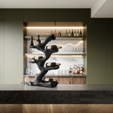 Rustic Wine Holder For Furniture Display Shelf Ideas