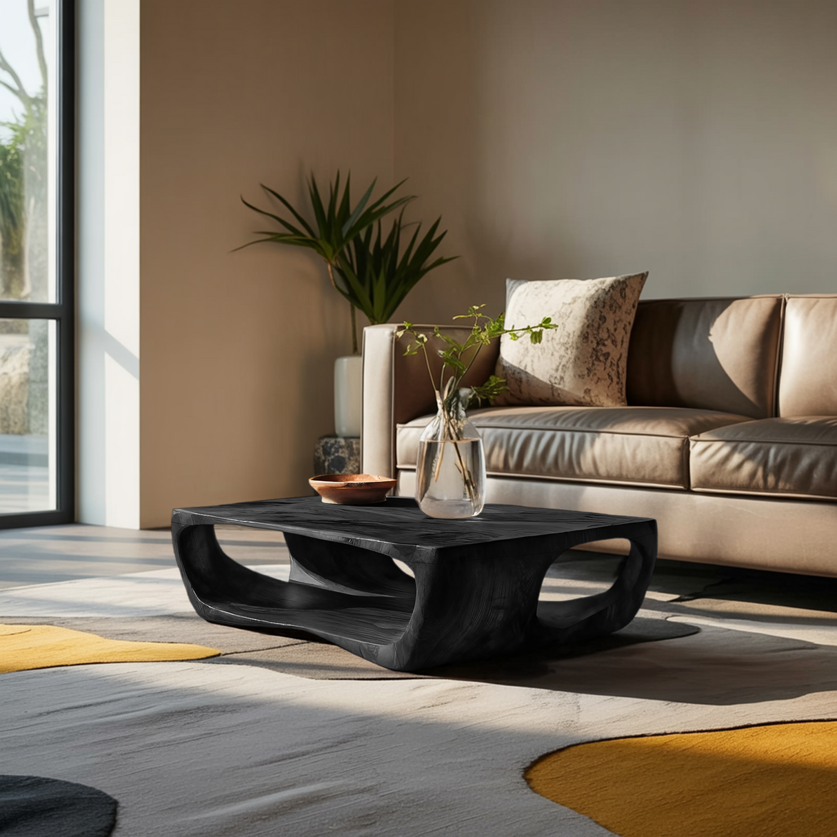 Modern Coffee Table Sculpture Design For Living Room