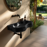 Farmhouse Solid Wood Wash Basin For Natural Bathroom Furniture Style
