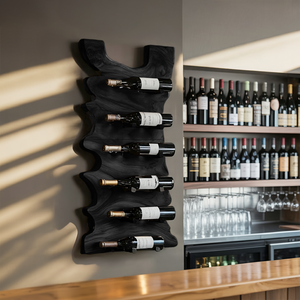 Handcrafted Live Edge Wine Holder For Entryway Design Ideas