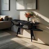 Modern Wooden Console Table For Entryway And Living Room