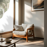 Modern Handcrafted Armchair For Living Room Or Reading Corner