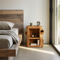Handcrafted Live Edge Nightstand For Elegant Bedroom