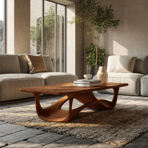 Contemporary Sculptural Coffee Table For Living Room