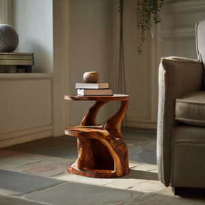 Contemporary Side Table Layered Design For Living Space